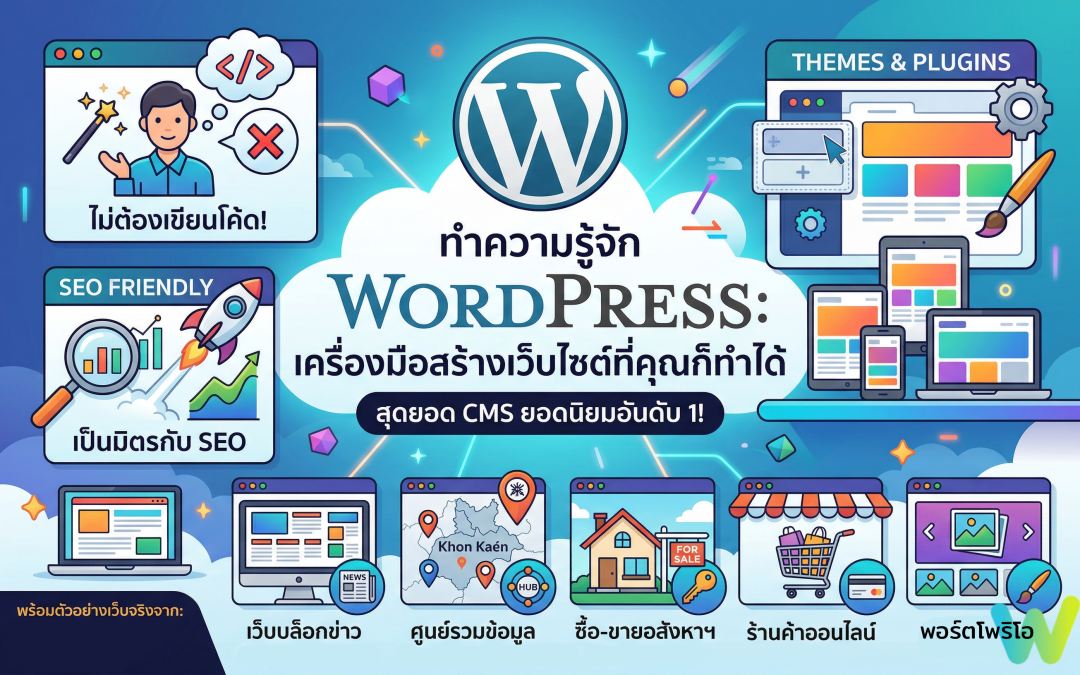 WordPress มาทำความรู้จักสุดยอดเครื่องมือสร้างเว็บไซต์ที่ใครๆ ก็ทำได้